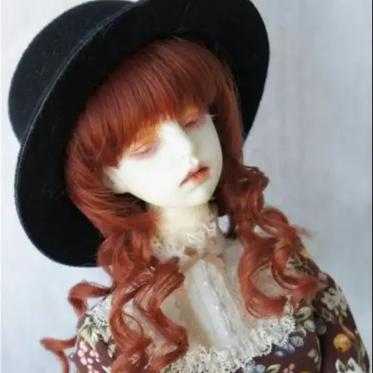 

JD257 1/6 1/4 1/3 6-7 дюймов 7-8 дюймов 8-9 дюймов YOSD MSD SD BJD парик довольно короткий бобо длинные волнистые волосы куклы медузы игрушечные аксессуары