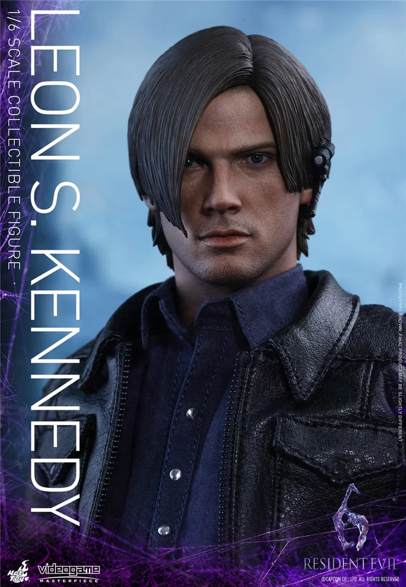 Na Stanie HOTTOYS HT 1/6 VGM22 Figurka Akcji Game Resintevil6 Leon 2.0 Kolekcjonerski Model Leon S. Kennedy Niespodzianka Xmax Zabawka Prezent