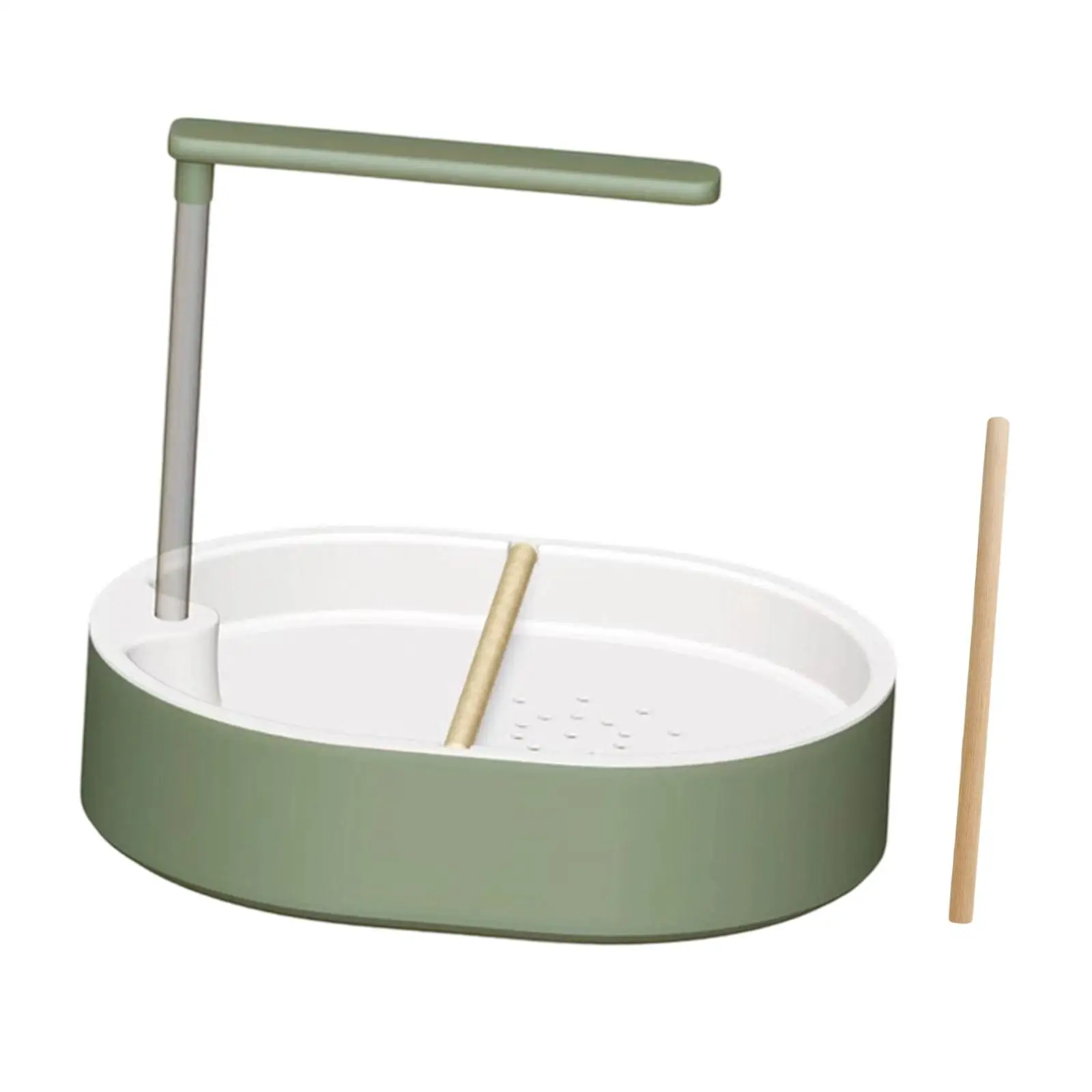 Bathtub for Birds Automatic USB Shower with Pump Parrot Perch Indoor Cage Accessory Easy Maintenance