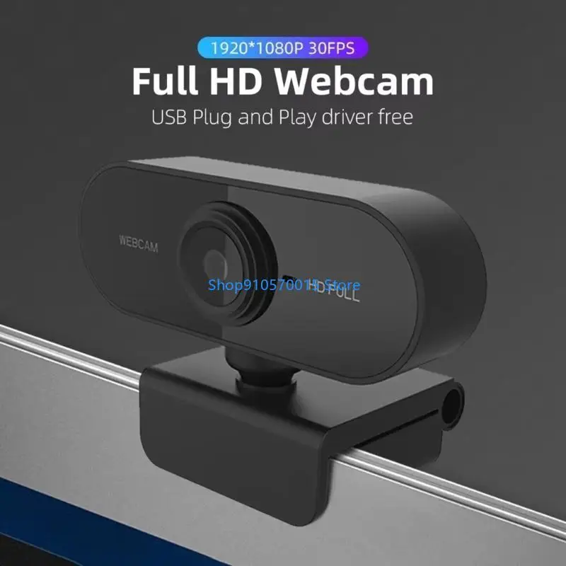 B95C 2K 1080P 720P 480P Webcam Featuring Auto Focused and Noise Cancelling Microphones