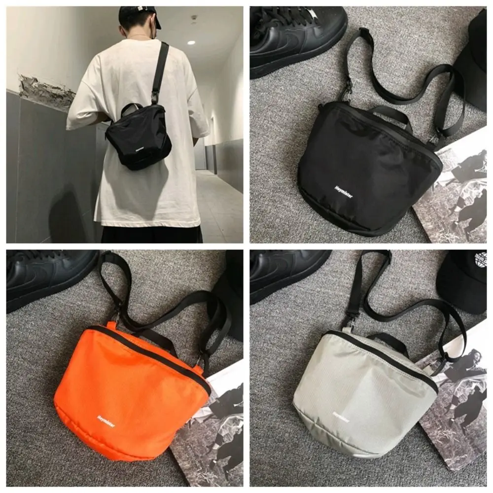 Coole schoudertas Stevige nylon tas Crossbodytas Koreaanse stijl Schildpadtas Effen kleur Grote capaciteit Eenvoudige shell-tas Sport