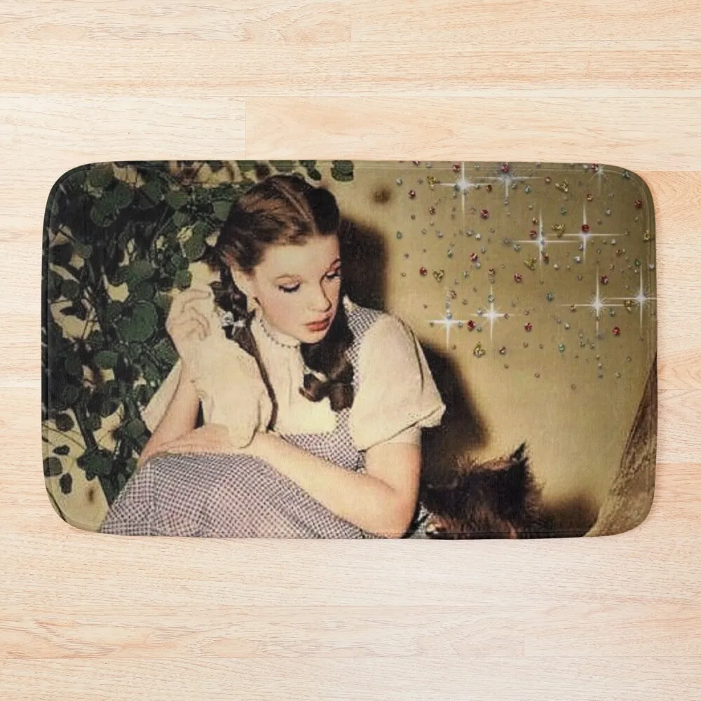 

glitter edit dorothy toto vintage print edit Bath Mat Household Items Carpet For Bath Anti-Skid Carpet Bathroom Mat