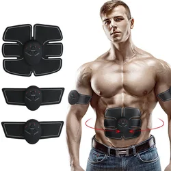 Usb recarregável muscular abdominal adesivos casa equipamentos de fitness inteligente instrumento fitness seis pacote músculos abdominais estimulador