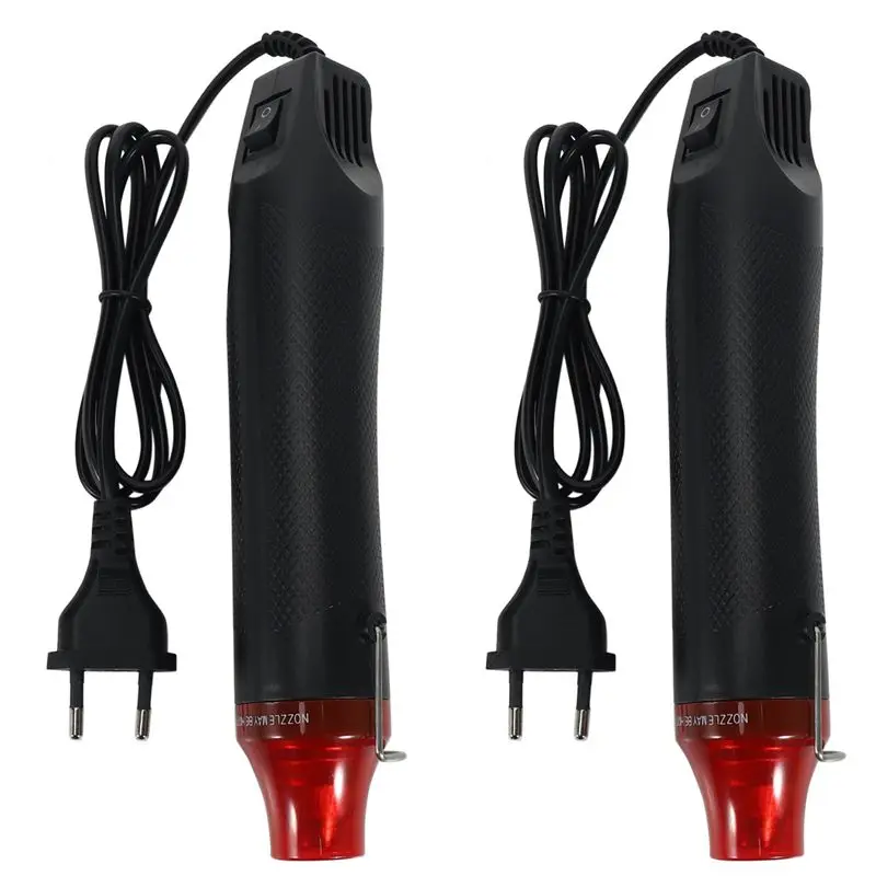 

Термофен A98E-2X с вилкой EU, 220В, 300Вт, для DIY-проектов, термоусадочной трубки и сушки