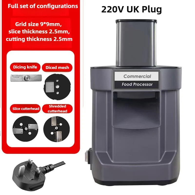 Электрическая овощерезка 110 В 220 В, коммерческая овощерезка, морковь, картофель, слайсер и нарезка, электрическая овощерезка 3 в 1