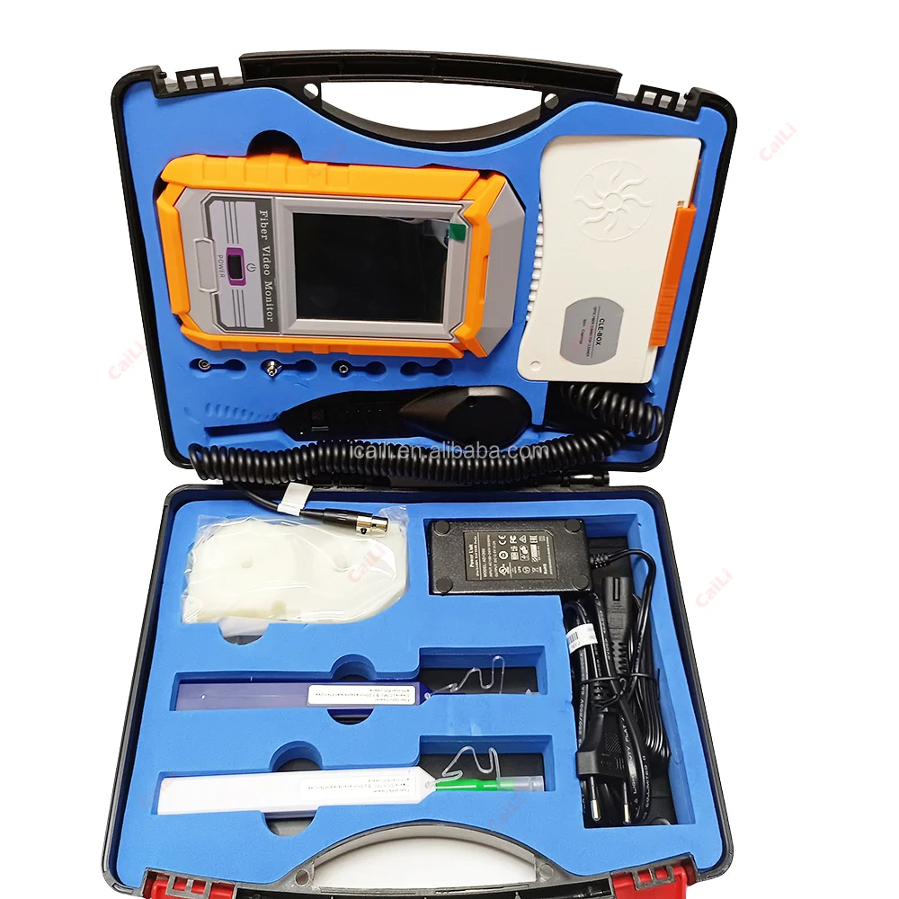 

Hot Sale FVM-100 Inspection Fiber Video Probe Microscope Fiber Optic End Face Inspection Detector Customization Tips