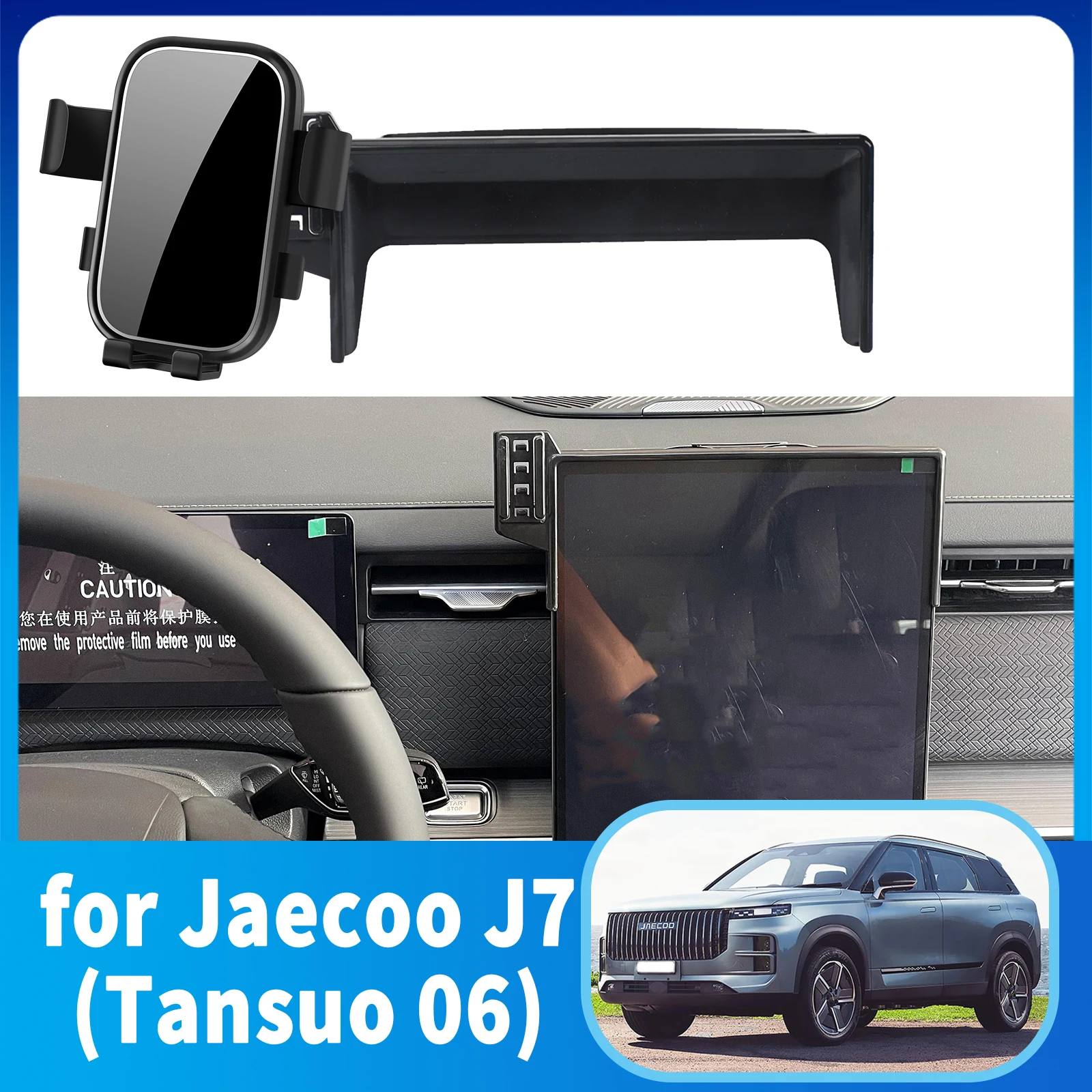 

for 2024 2025 2026 Jaecoo J7 Jaecoo 7 Car Mobile Phone Holder Accessories Navigation Stand Auto GPS Bracket