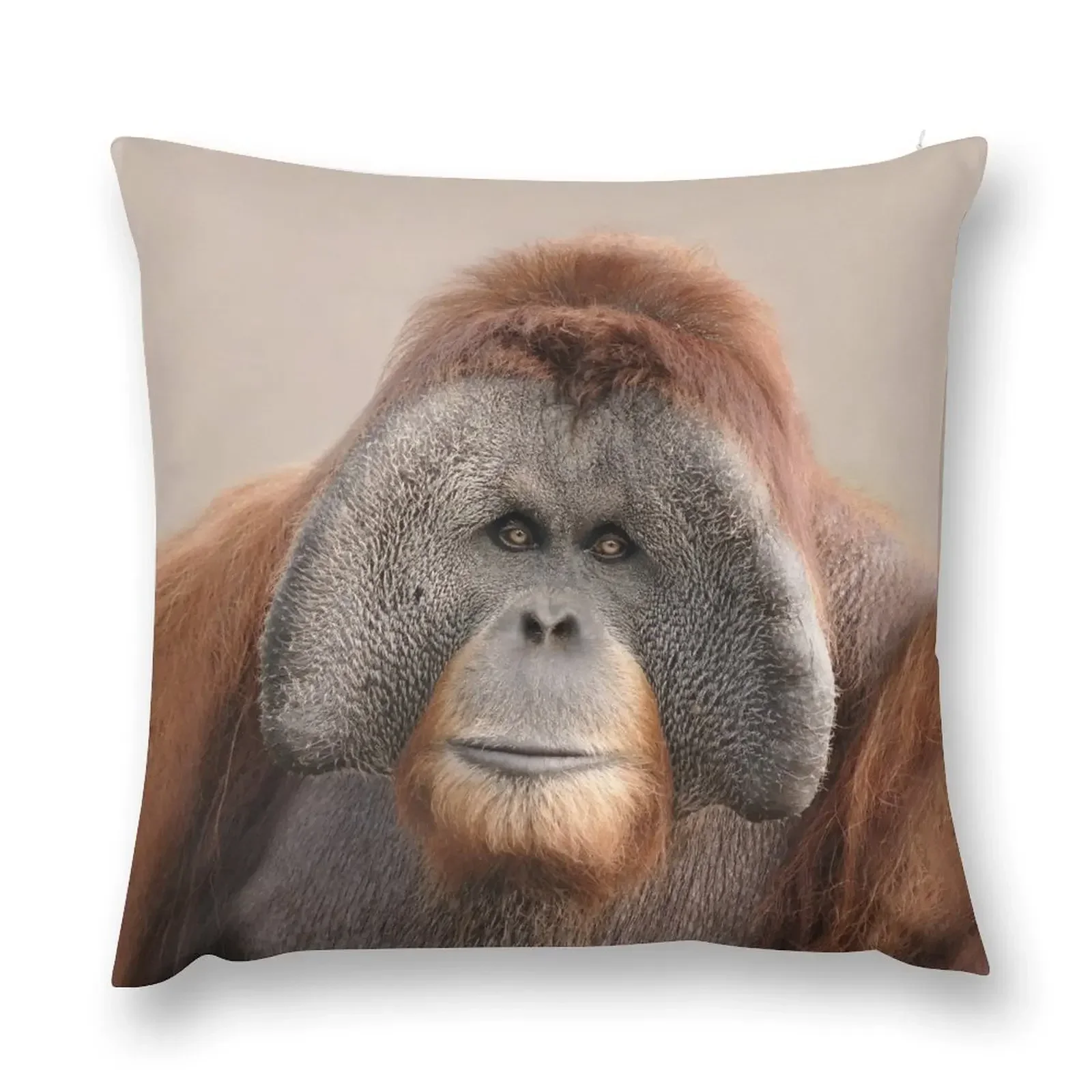 Endangered Sumatran Orangutan Throw Pillow Sofa Cover Pillow Cover Cushions Cover pillow