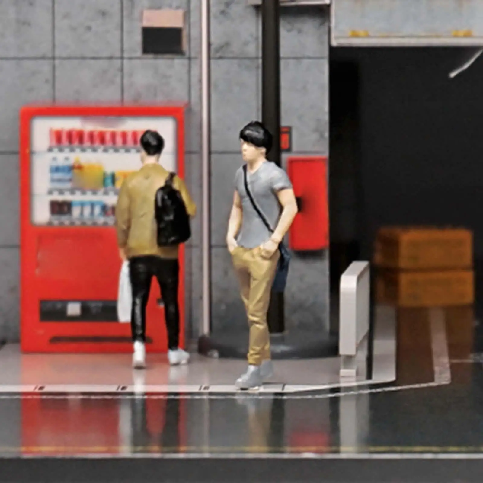 

Resin 1:64 Boy Figure S Scale People Model Dioramas Collections Miniature Decor