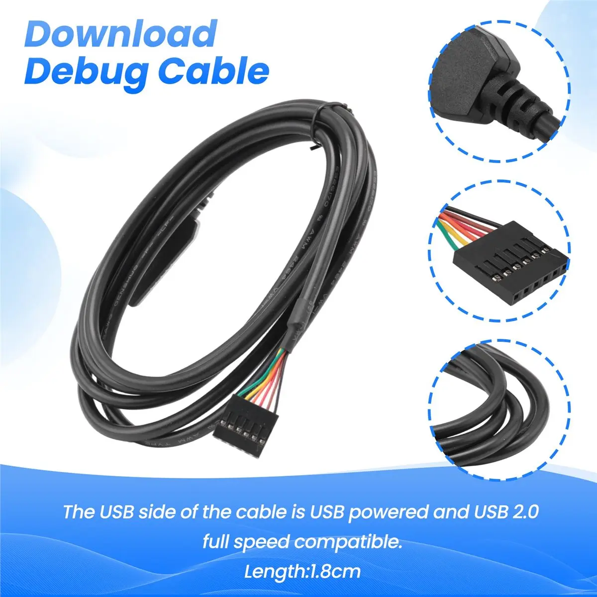 cabo-adaptador-de-download-e-depuracao-newt77-6pin-ttl-232r-3v3-ftdi-ft232-usb-20-para-ttl-5v-33v-para-arduino