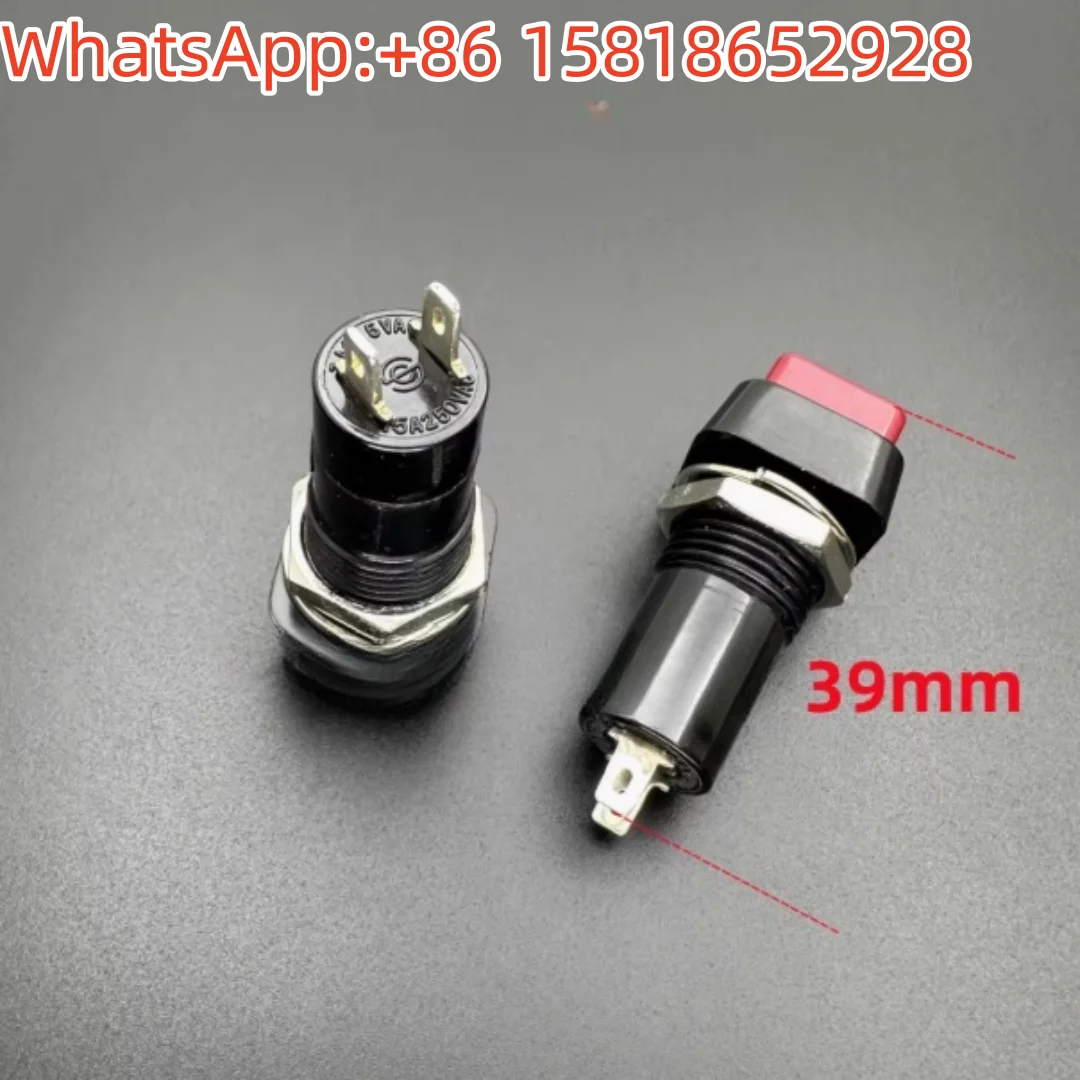 5 قطعة R13-23A مربع غير قفل إعادة تعيين دفع من خلال دفع من خلال زر التبديل افتتاح 12 مللي متر PBS-12A تايوان SCI دخول جديد #2