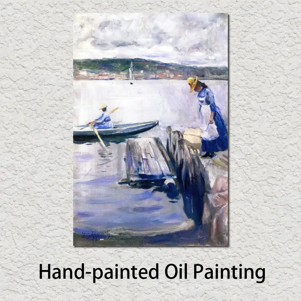 

Online Art Gallery Summer Day on The Pier Edvard Munch Paintings Hand Painted High Quality