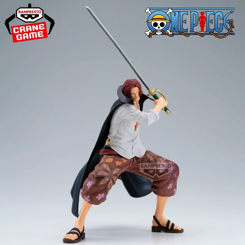 

In Stock Bandai Banpresto One Piece Shanks Red Hair Version Grandista Series Anime Figure Desktop Ornament Collectibles Gift Toy