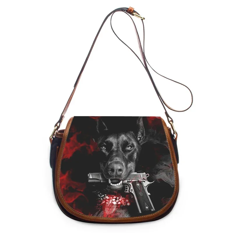 

Doberman cool dog print new fashion Women Crossbody Bag Luxury Handbags Women Bags Zipper Shoulder Bag women shoulder bag