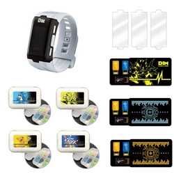 Digimon Adventure Digivice Dim Card Accessories Protective Film Storage Box Dust Plug Card Cover Dim Action Figure Model Toys