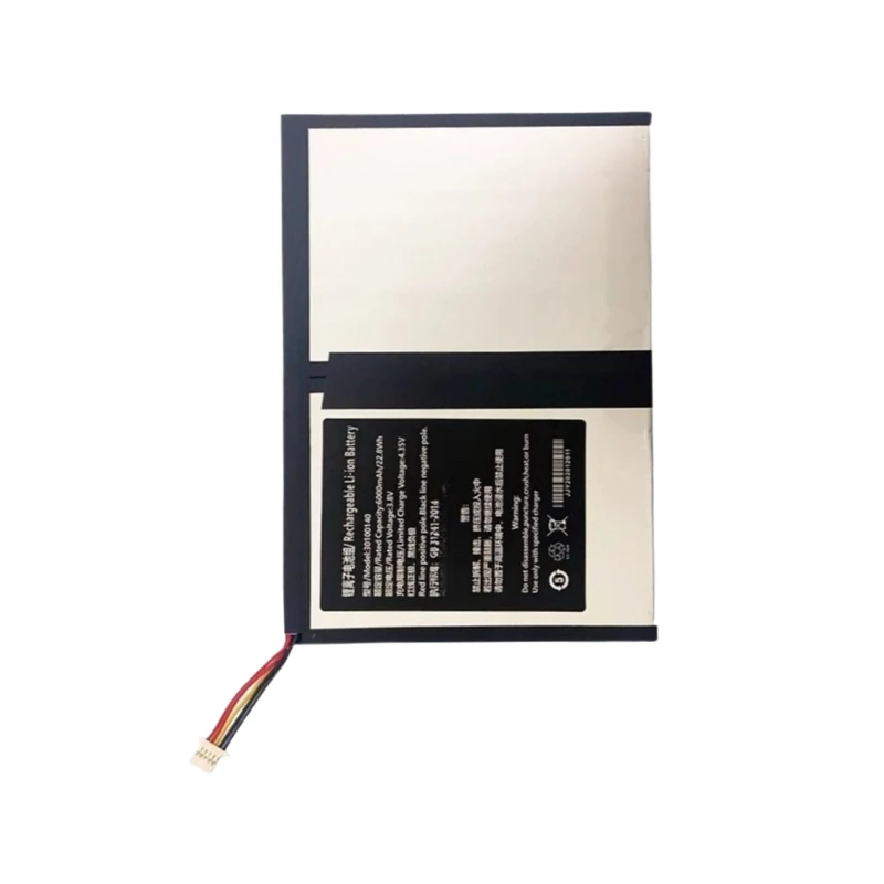 بطارية كمبيوتر لوحي 3.8 فولت 6000 مللي أمبير 30100140 لجهاز تيكلاست M40 P20HD TLA007