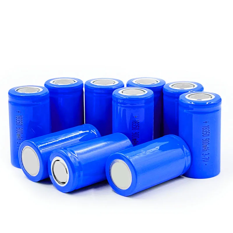 18350 battery 900mAh  Rechargeable lithium ion Battery ICR18350 High drain Li-ion cell for flashlight torch power device view 3