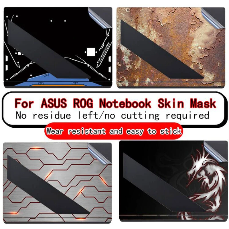 

For ASUS ROG Strix SCAR 18 G835LW Notebook Skin Mask Strix G18/G16/G14 Shell facial mask G615/G815 Cut Free Vinyl Decal Film