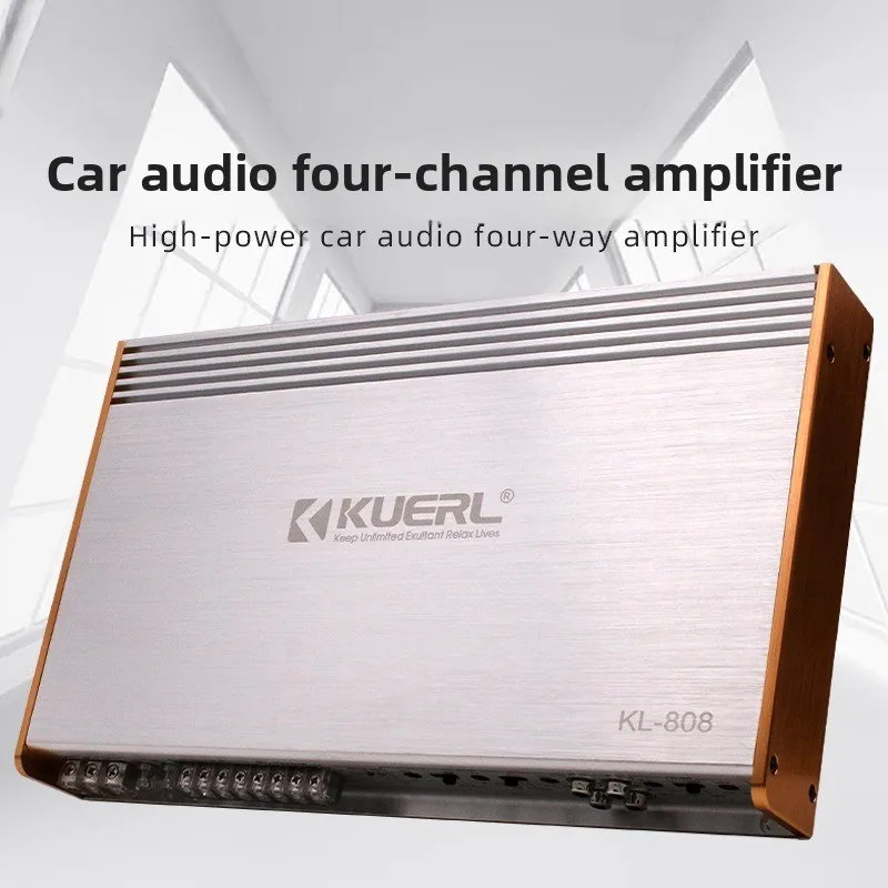 

12V High Power 4 * 100W Four-channel Car Audio Modification with Car Four-way Power Amplifier