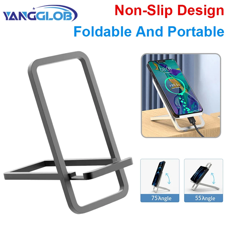 

Mobile Phone Stand Desktop Lazy Holder Bedside Foldable Multi-Function Smartphone Support for Iphone 13 14 15 Max Huawei Xiaomi