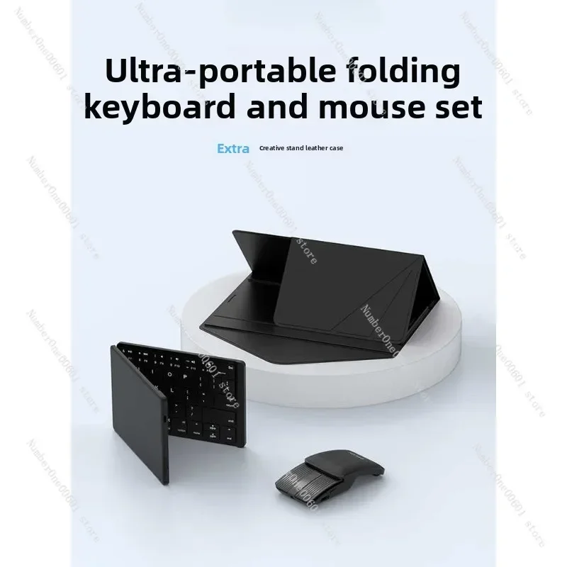 Colorful MF10 Foldable Keyboard and Mouse Set Bluetooth Portable for iPad,  MatePad, and Cloud PC
