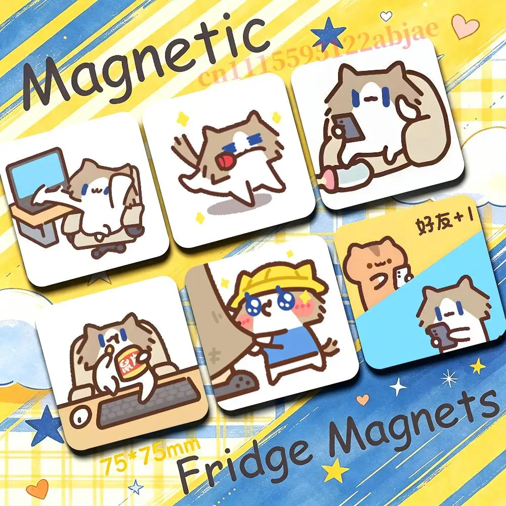 Yue xin miao Fridge Magnetic Magnet PVC Memorial Decor for Family Friends Students Adults