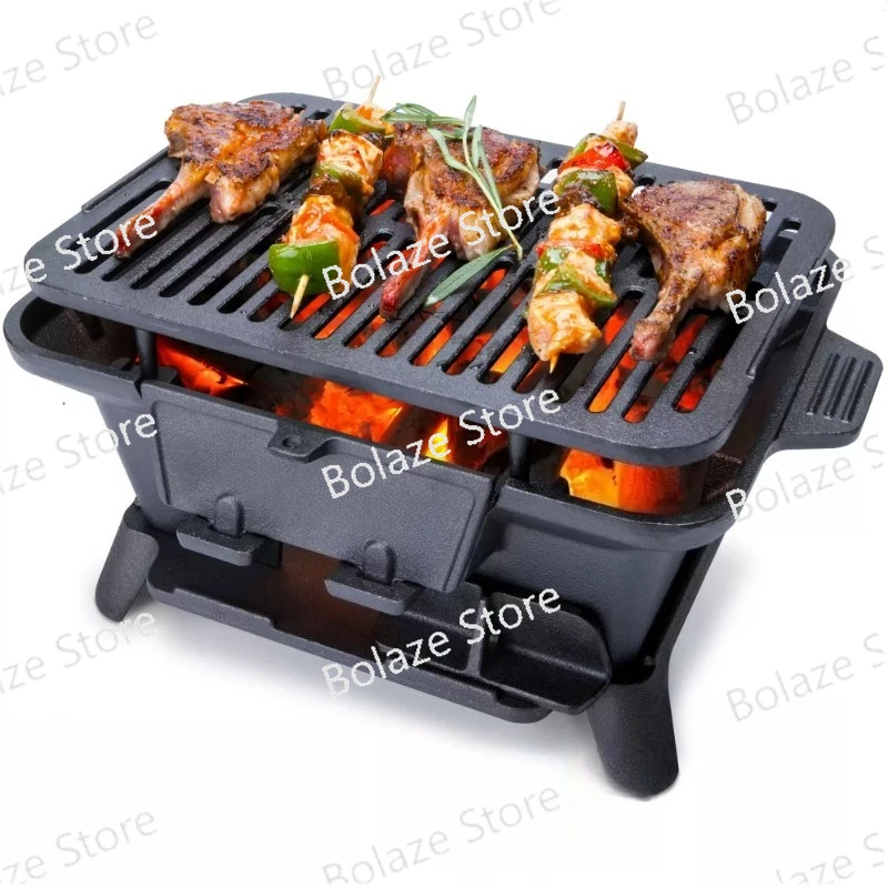 

Food Grade Cast Iron Carbon Grill Enclosure Tea Making Outdoor Grill