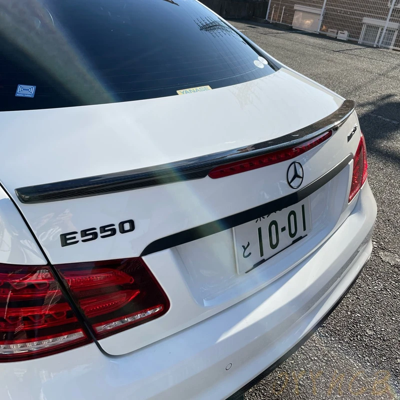 

For Mercedes-Benz E-Class W207 C207 2Door Coupe AMG Style Carbon Fiber Rear Spoiler Trunk Wing 2009-2016