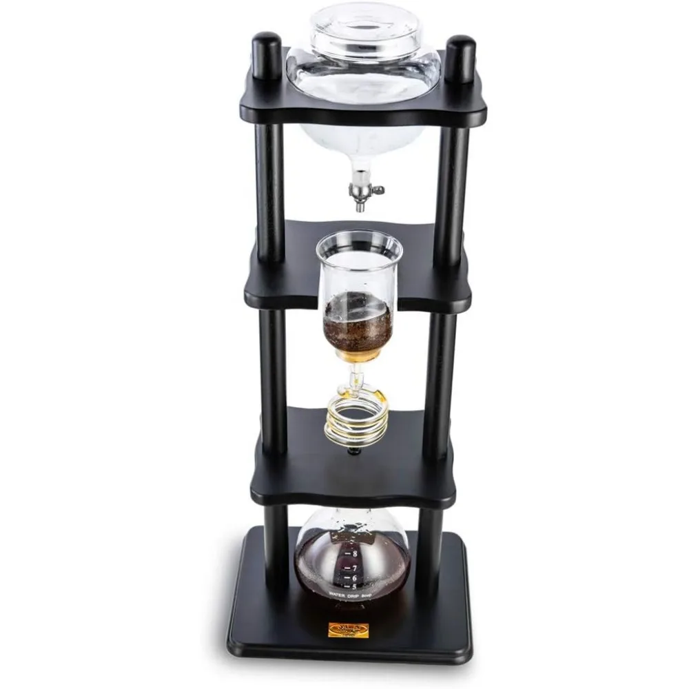 Brew Maker IJskoffiezetapparaat met Slow Drip-technologie maakt 6-8 kopjes (32oz), grote capaciteit Cold Brew Coffee Tower