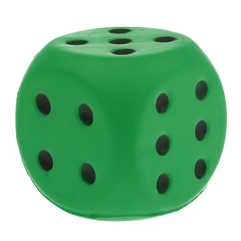 

Sponge Dice Foam Dot Dice Playing Dice for Teaching Education Toy Green