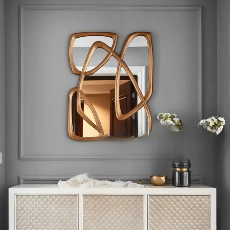 

American minimalist decorative mirror, entrance combination mirror