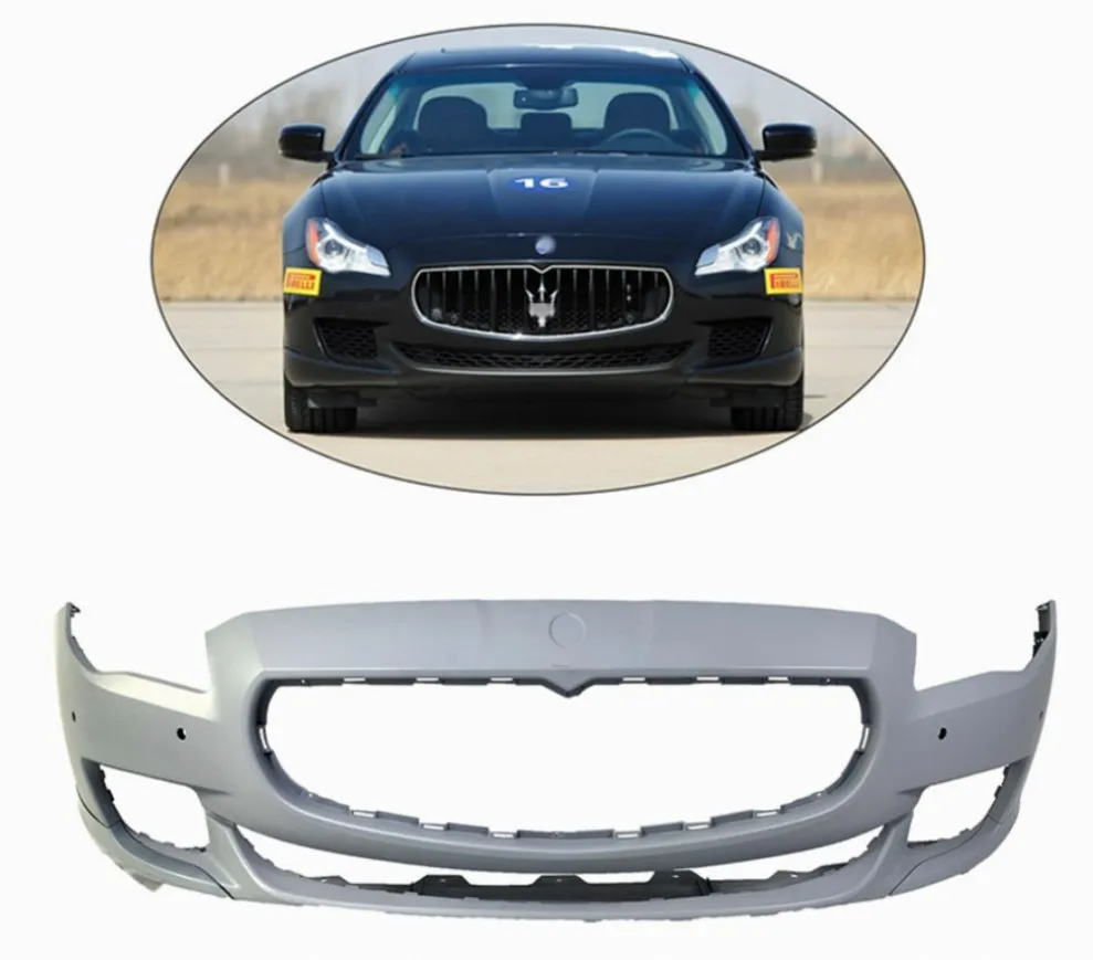 

High performance front bumper with grille professional tuning body kit for Maserati Quattroporte 2013-2016