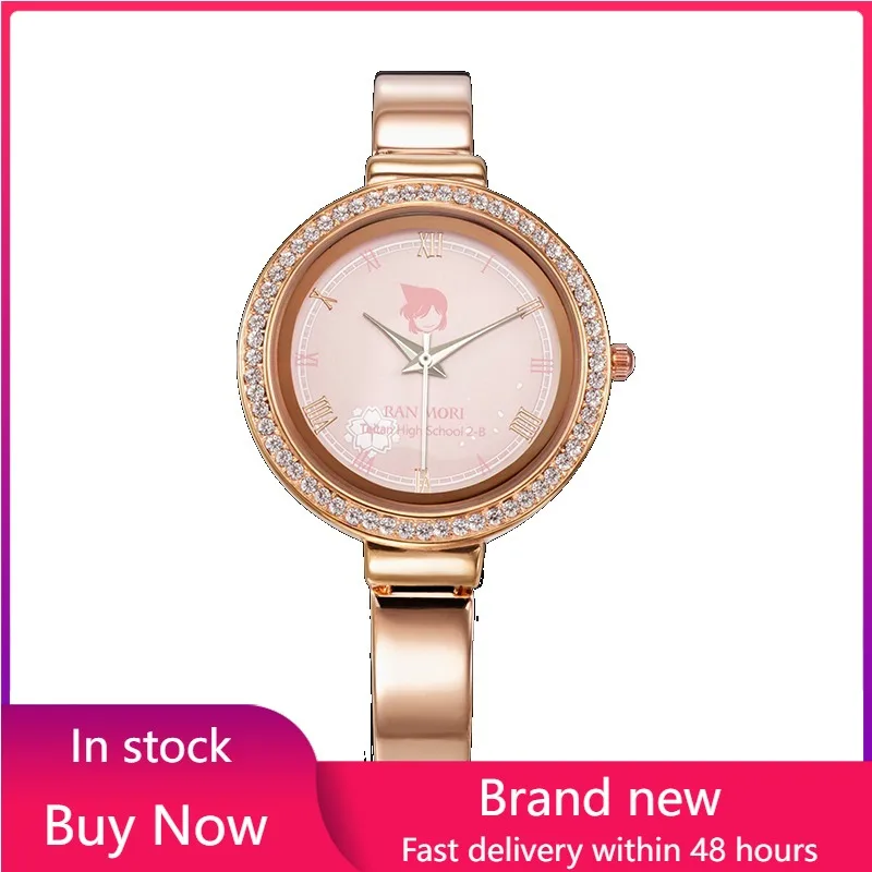 

Оригинальные часы Детектив Конан: официальные аниме-аксессуары, водонепроницаемые часы-браслет с Ран Мори, Ай Хайбарой