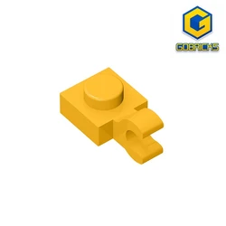 MOC PARTS GDS-813 PLATE 1X1 W/HOLDER VERTICAL compatible with lego 6019 61252 children's toys Assemble Building Blocks Technical