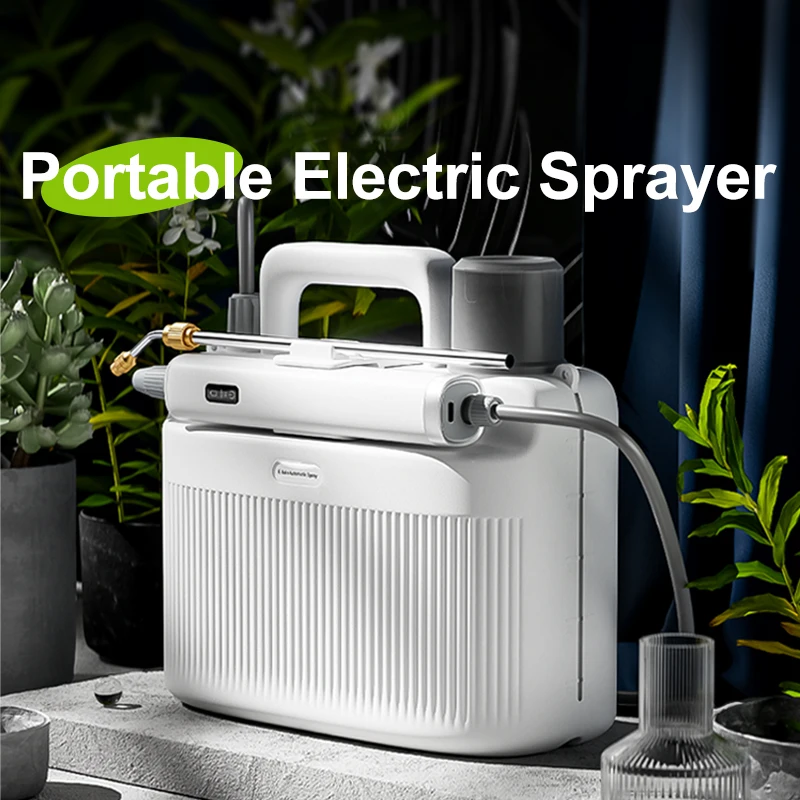 ERP-02 Single-shoulder Handheld Electric Spray 5L/33.82oz Adjustable Nozzle 2200mAh Rechargeable Long Battery Life