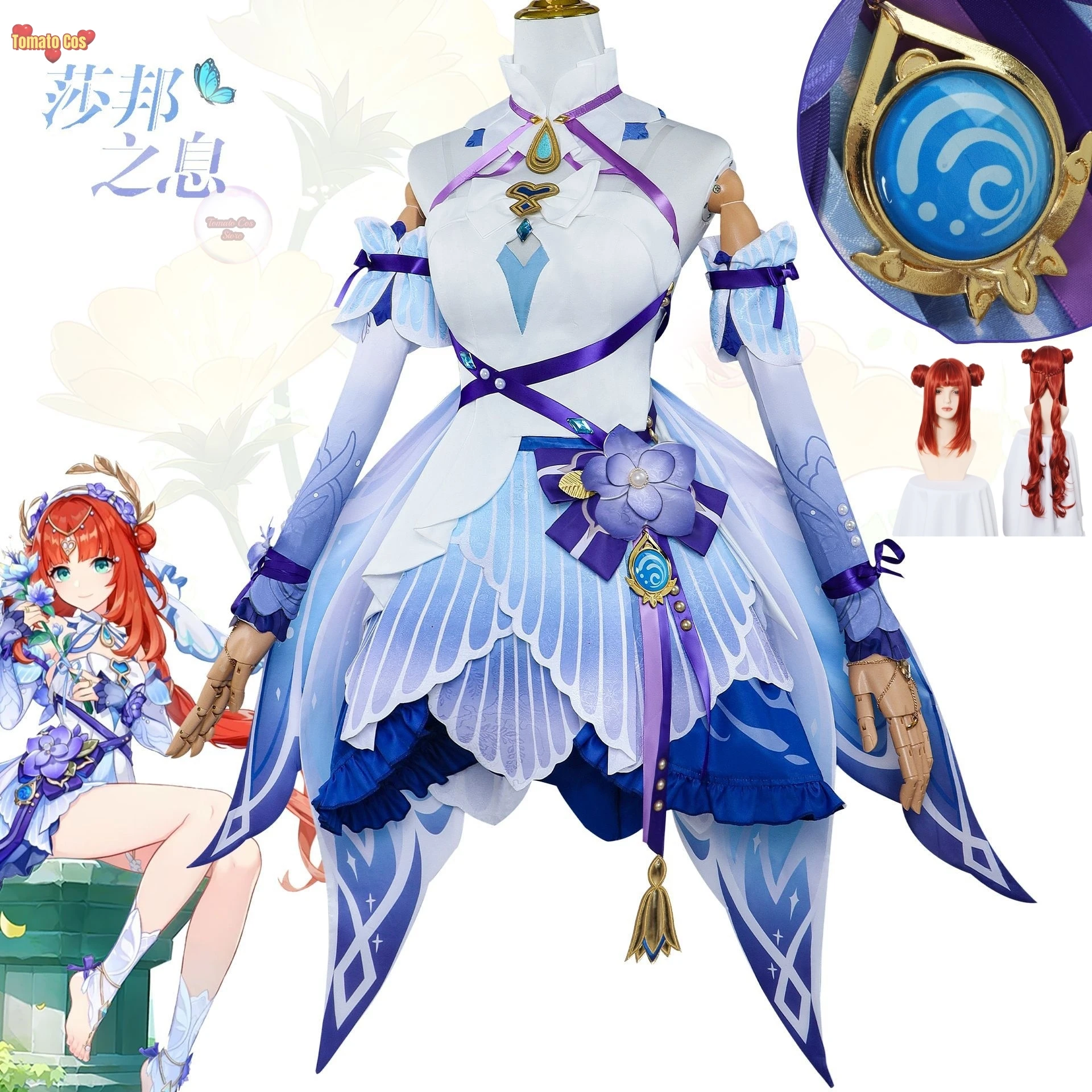 Genshin-Impact Nilou Breeze of Sabaa New Skin Cosplay Costume Anime Play Carnival Party Lovable Lolita Halloween Party Suits