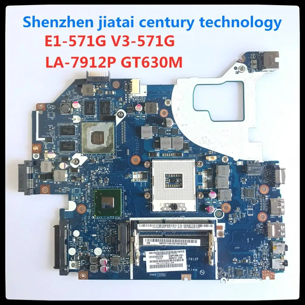 

LA-7912P Laptop motherboard for ACER Aspire E1-571G V3-571G V3-571 original mainboard GT630M HM77 100% full tested working