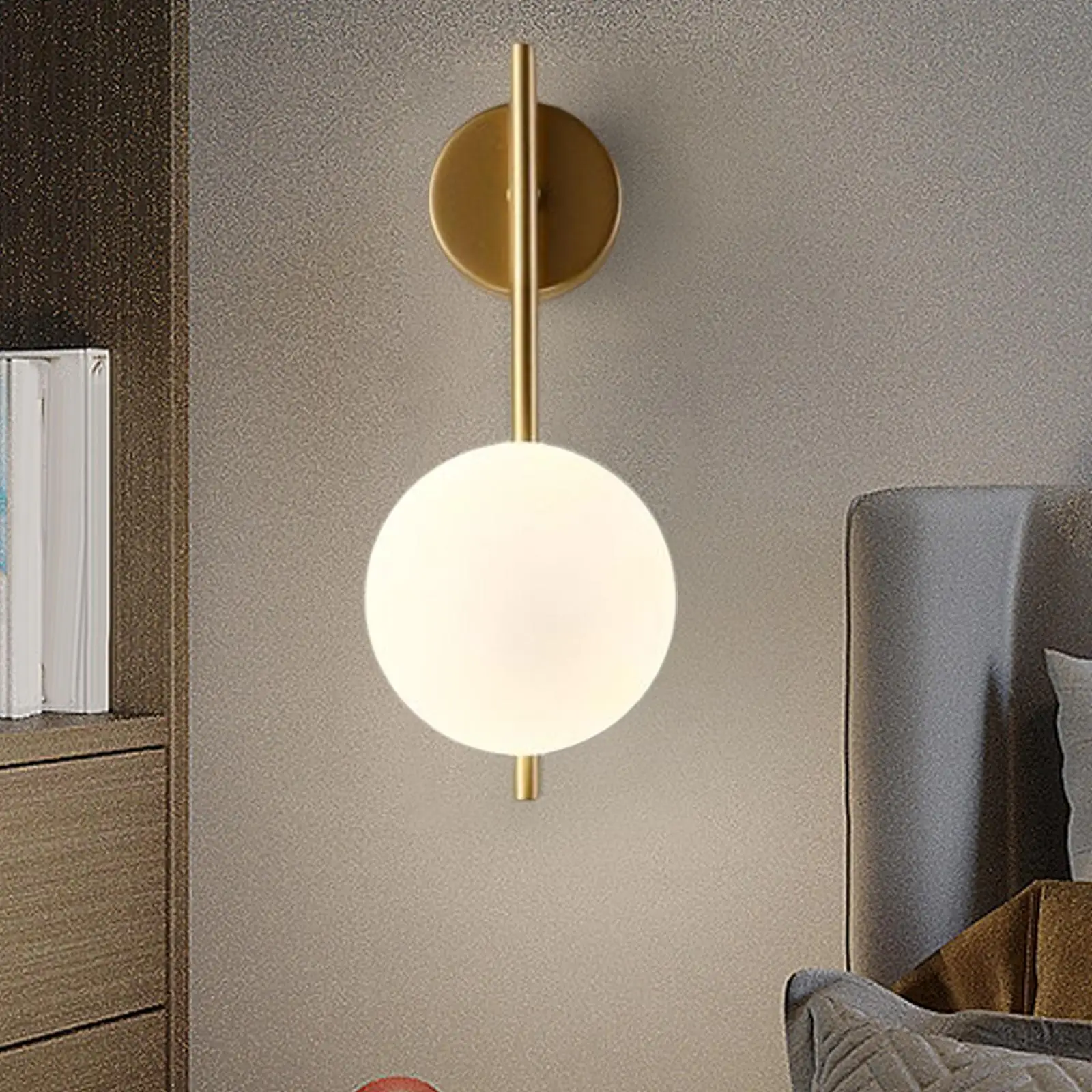 Nordic Wall Sconces Wall Lamp Fixtures Glass Shade for Bedside Barn kitchen and home Decor