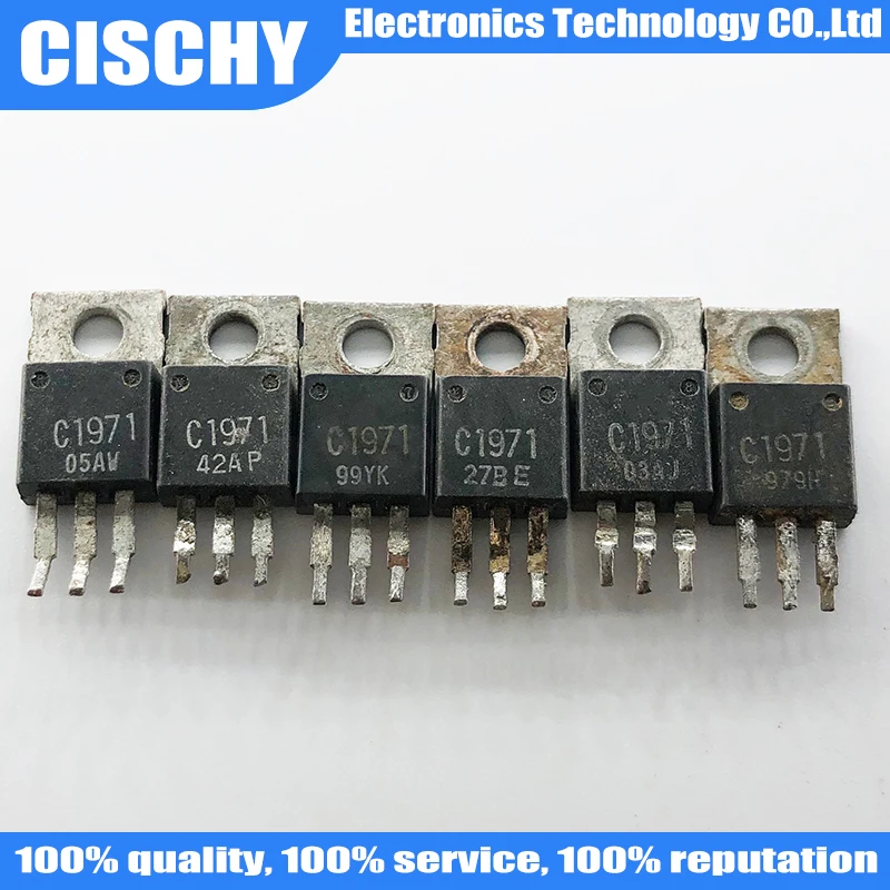 Used 5pcs/lot 2SC1971 C1971 TO-220 Short PIN Quality assurance 100% In Stock