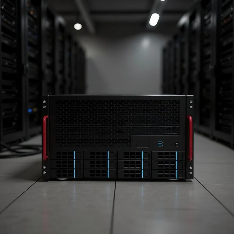 12-Bay NAS Chassis with ATX Motherboard Support, 8 Full-Height Drive Bays, Enterprise/Home Server Case