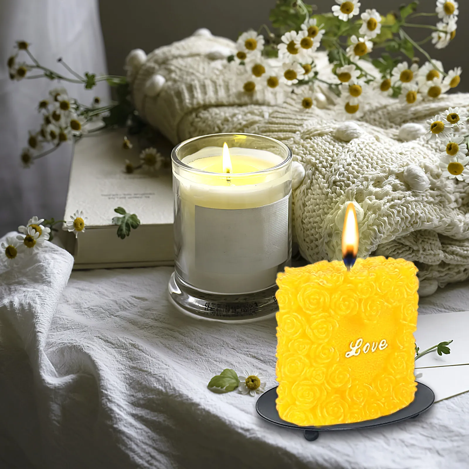 

2 шт. силиконовые формы с дизайном розы, пищевые, антипригарные, для изготовления мыла, шоколада, поделок своими руками