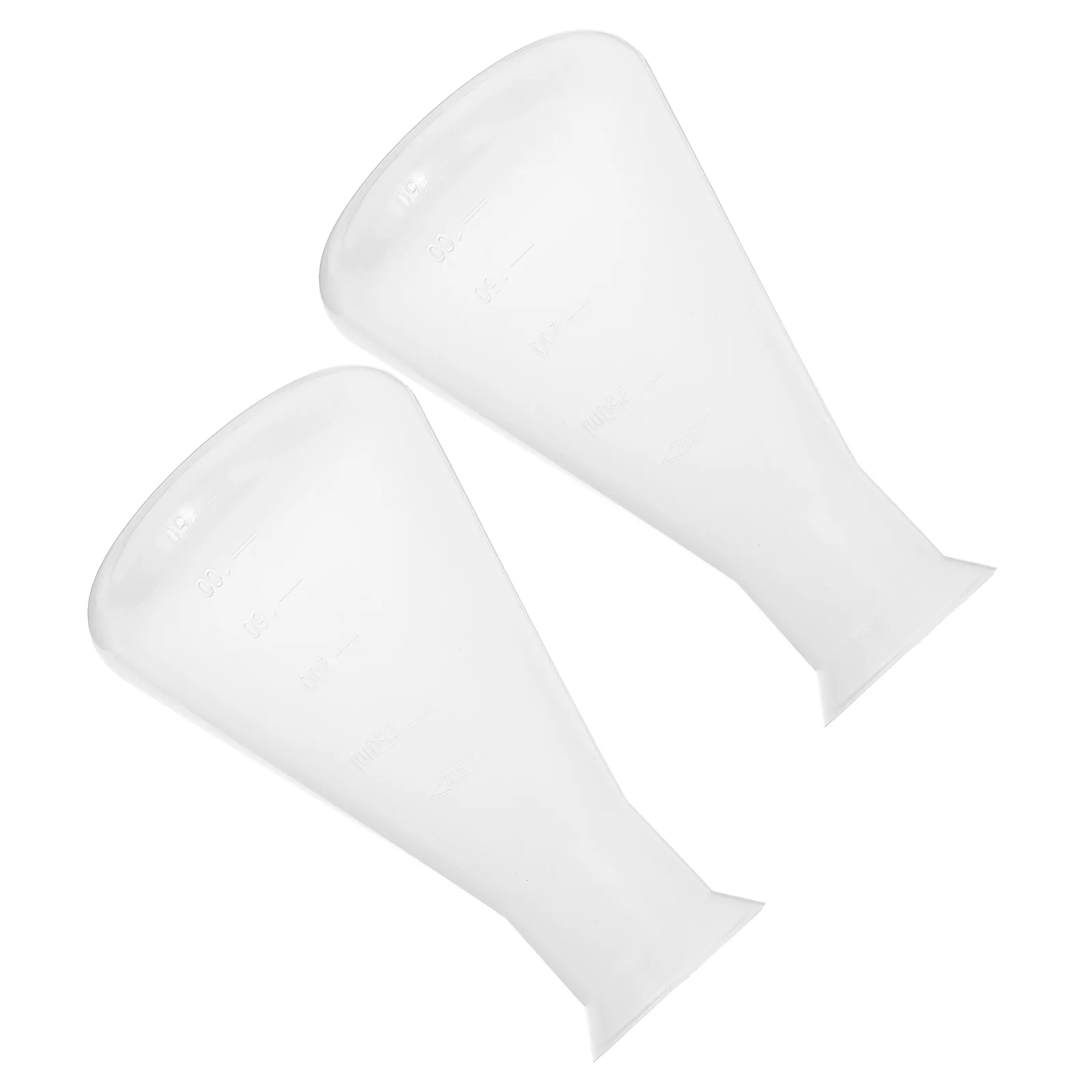 

2pcs Plastic Erlenmeyer Flask 250Ml Laboratory Conical Flasks Science Experiment Bottles For Chemistry Lab Heat Resistant Wide