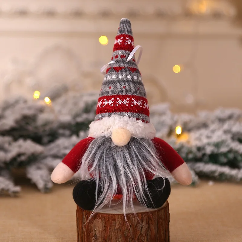 Nordic Gnome Handmake Christmas Decor Nomes Decorations Christmas Plush Gnomes Christmas Faceless Doll Elf