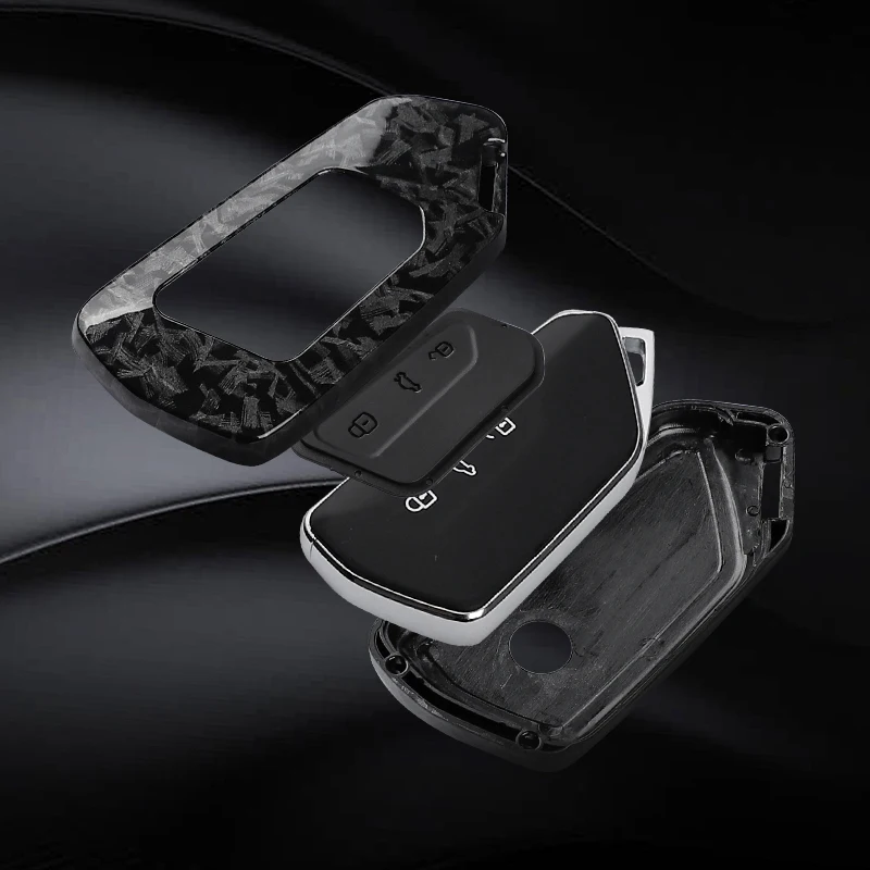 ABS In Fibra di Carbonio Chiave Dell'automobile Caso Della Copertura Fob Per Volkseagen VW Golf 8 MK8 GTI GTD R ID.3 ID.4 2020 Cupra Auto decorazione di interni