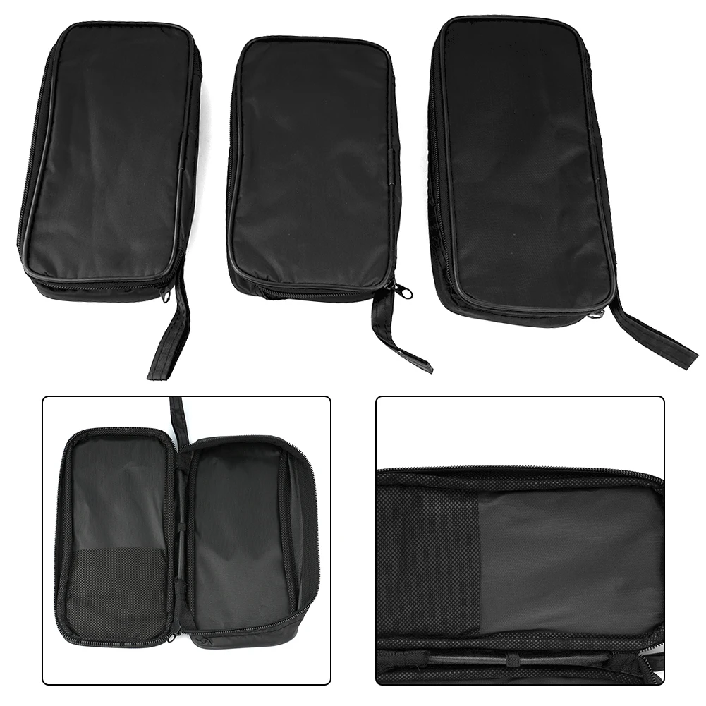 S/M/L Tool-Bags Nylon Pouch For Digital Multimeter Mini Tools Storage Boxes Black Water Proof Accessories Organization Case