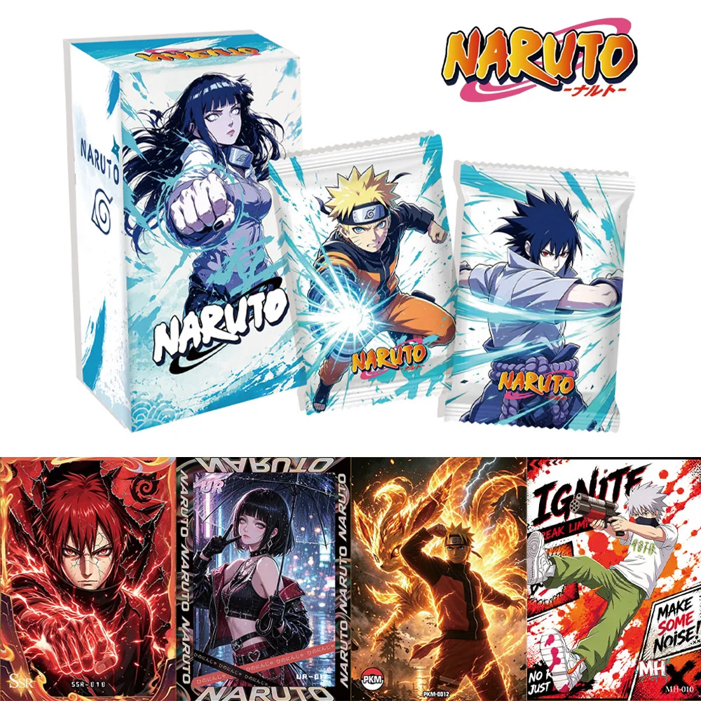 New AnLan Creative Genuine Naruto Card Uzumaki Naruto Uchiha Itachi Anime Game Collection Card Children's Toys Gifts in Stock