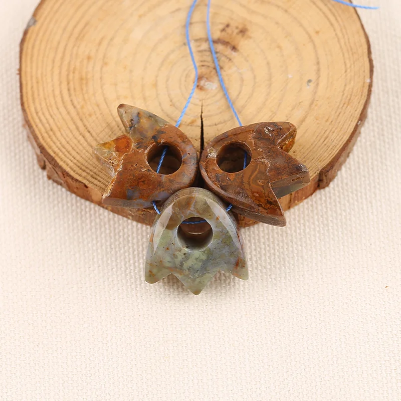 

Серьги AAA+ B&F с зеленым опалом для изготовления ювелирных изделий, бусины из натуральных камней ручной работы, камни для изготовления ювелирных изделий