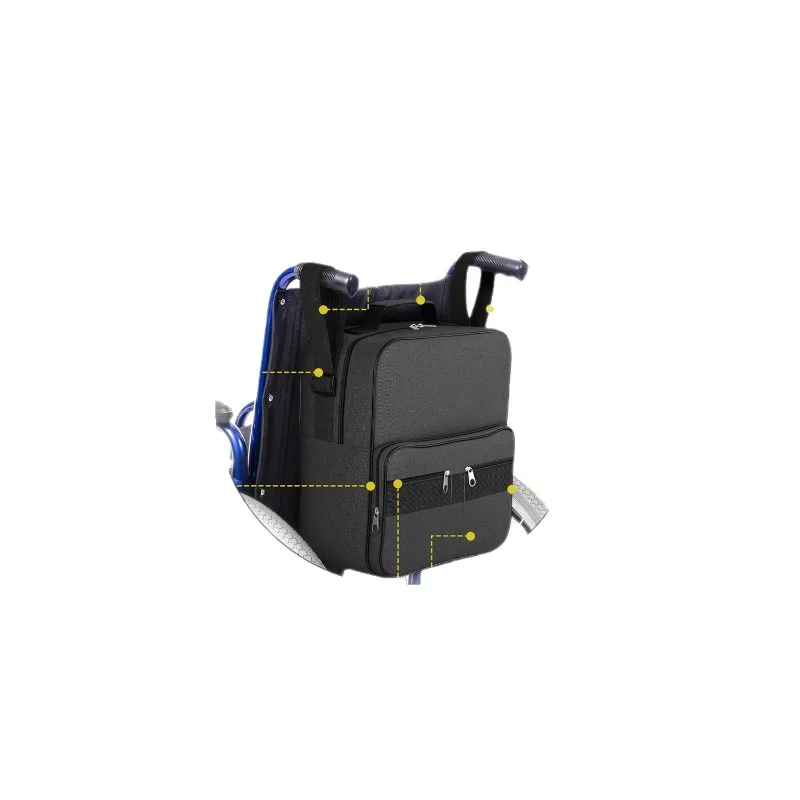Black Out Wheelchair Storage Bag Hot Luxury  Bag Portable Large-capacity Storage Hanging Bag