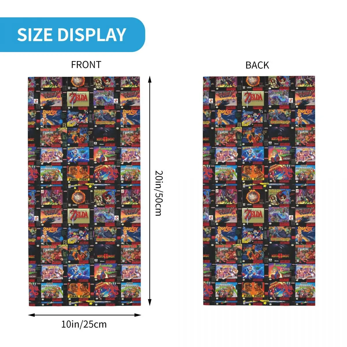 Retro Gaming Boxes Bandana Neck Cover Printed Wrap Mask Scarf Warm Headwear Riding For Men Women Adult All Season