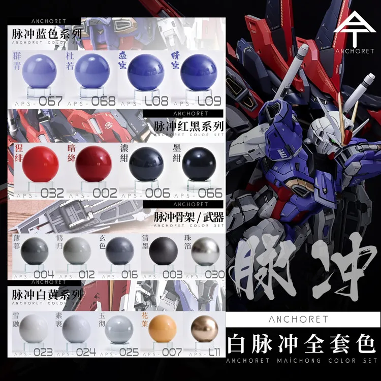 Paint Model Specific Full Color Set AT Mecha Figurine Spray Painted And Colored